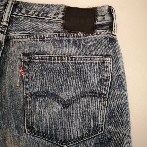 COPY - Levi's Men's 508 Size 36/32 Straight Leg Medium Wash Blue Jeans - Picture 12 of 15